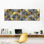 «Abstract Geometric Circles», reproduction sur toile-93025660