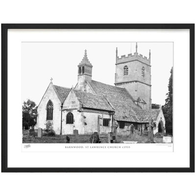 Barnwood, St Lawrence Church C1955 by Francis Frith - Single Picture Frame Print