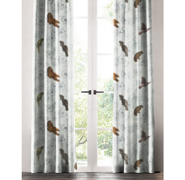 Cotton Blend Room Darkening Curtain Single Panel, 50" W x 96" L, White