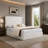 Upholstered Wingback Bed with High Headboard, No Box Spring Needed, Easy Assembly-1197211815