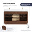 Meuble-lavabo double 60 po avec plateau en pierre composite et miroir Cloverfield-93496135-93496134