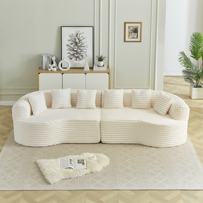 Curved Sectional Sofa