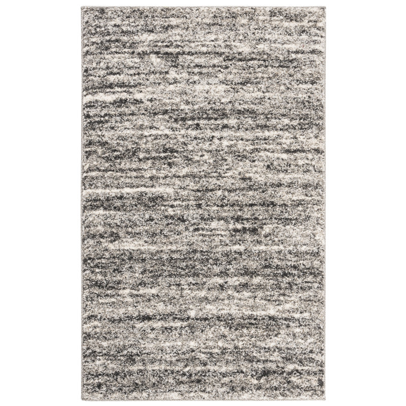 Stephaine Performance Solid Color Rug, Rectangle 2'6" x 4'