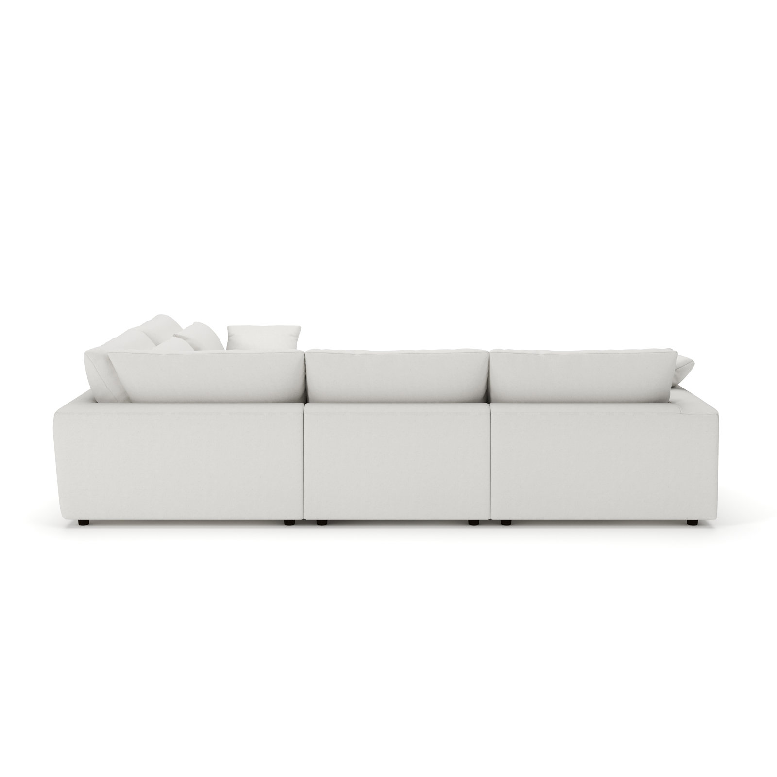 Remy Sectional, Macarena Beige Basketweave