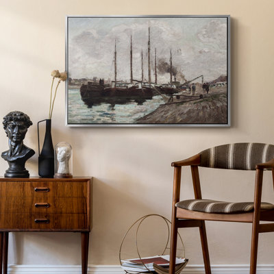 Vintage Nautical Print-CXCVII Framed Gallery Wrapped Canvas