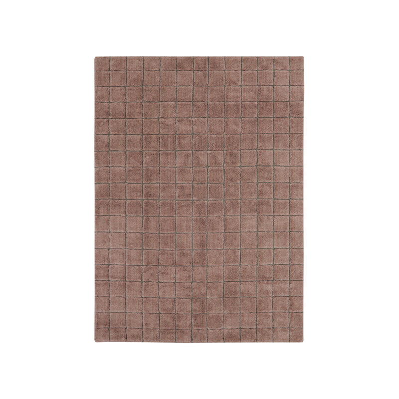 Mosaic Wool Geometric Area Rug, Rectangle 5'7" x 7'10"