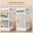 L-Shaped Executive Desk with Power Outlet-1142433689