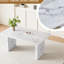 Table et chaises de salle à manger en blanc - Chaise de luxe en marbre à motif combiné-1447291420-1447291421