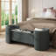 Caillier Linen Upholstered Storage Bench