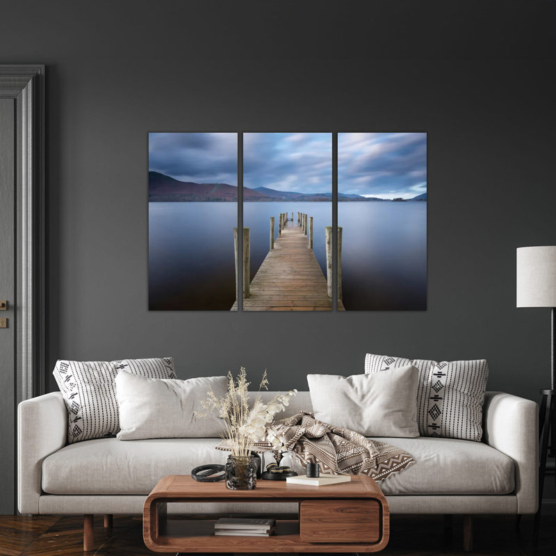 Derwentwater Jetty by Adam Burton - No Frame Gallery-Wrapped Canvas Giclée on Canvas, 101.6cm H x 152.4cm W x 1.91cm D