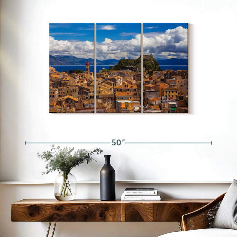 Nicci Corfu Cityscape, H 24 po x l 38 po