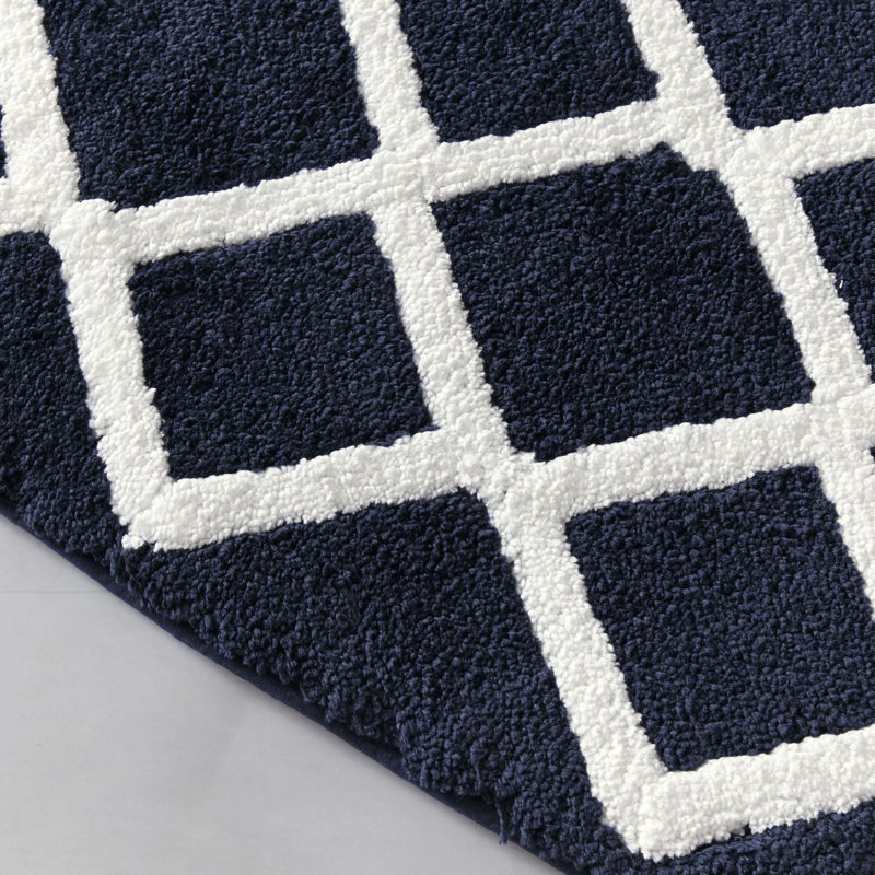 Tapis pour salle de bain Bittman, Marine, L 24 po x L 60 po