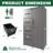Metal Storage Vertical Filing Cabinet with Lock,  Steel File Locker with 4 Drawers and 1 door for School, Living Room, Bedroom, Office-1586274739