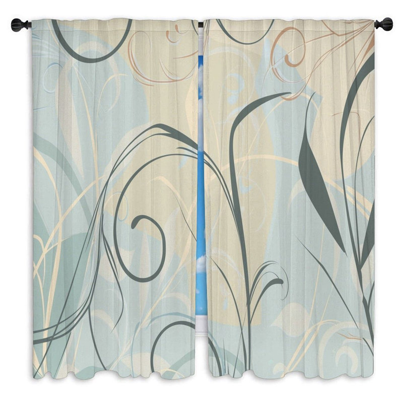 Nio Room Darkening Curtain Pair, 40" W x 82" L