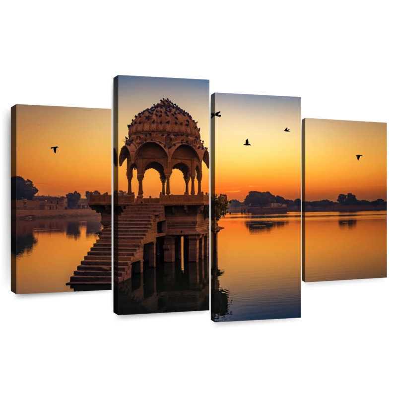 Adella Lake Gadisar Pavilion, 54" H x 84" W