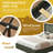 Upholstered Wingback Bed With 4 Storage Drawers-176439034-176439031