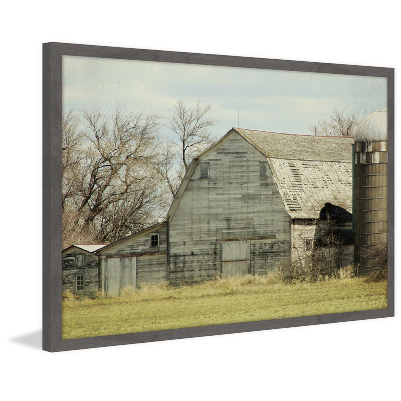 «Barn Profile», reproduction de photo sur papier encadrée, 16 po x 24 po