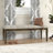Waverly 48"W Transitional Tufted Ottoman Bench with Carved Legs-1209999706