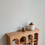 Étagère de rangement, porte-gobelet simple en bois de cerisier nord-américain | Traditionnel | Cuisine