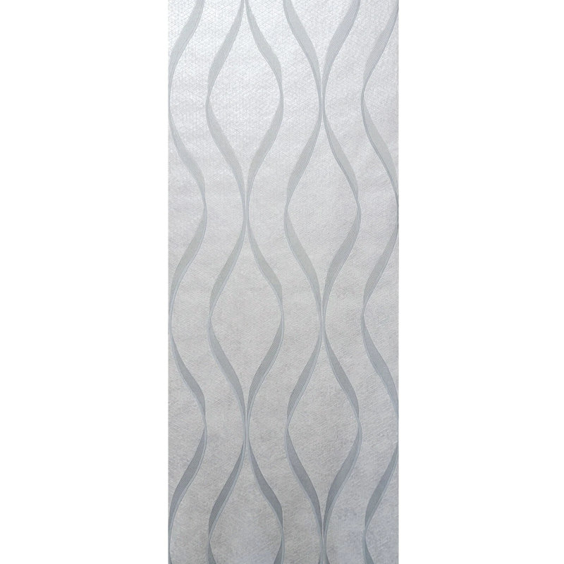 Rouleau de papier peint à vagues texturées Contemporary
