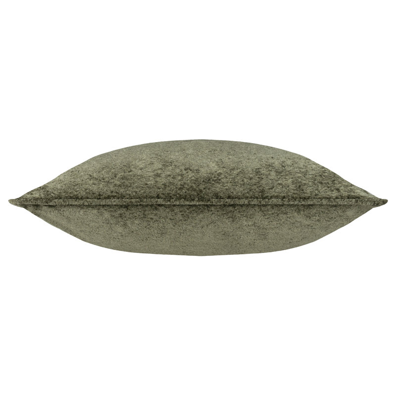 Lustre Square Cushion Cover, Green