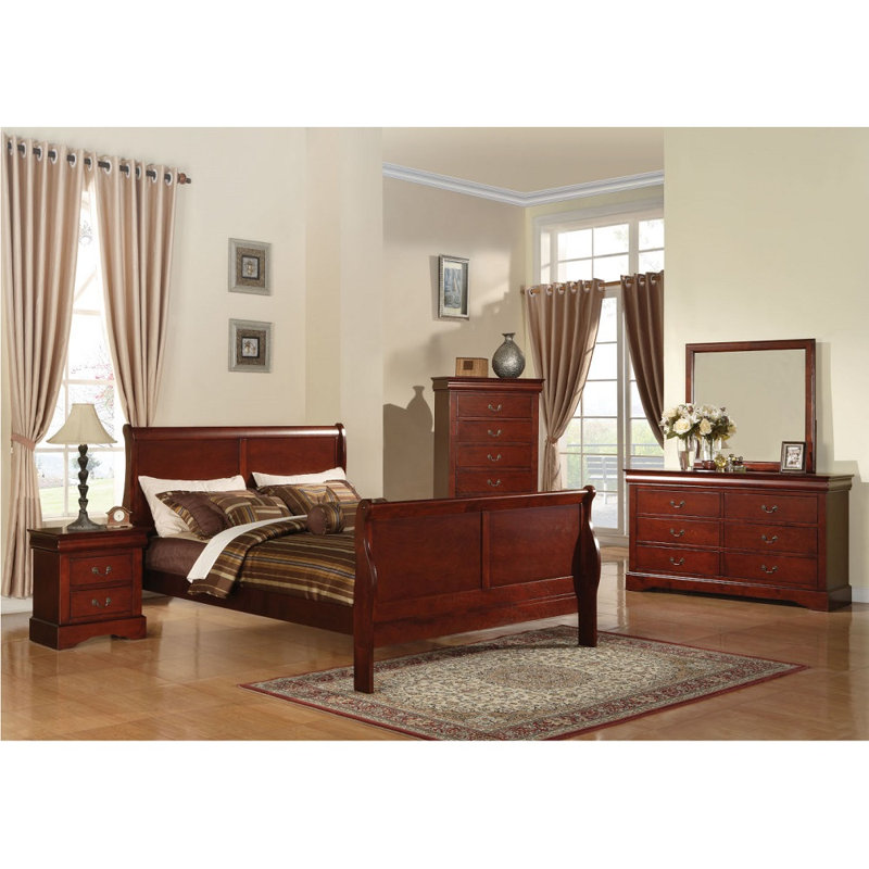 Charlynda Platform Bed, Brown, California King