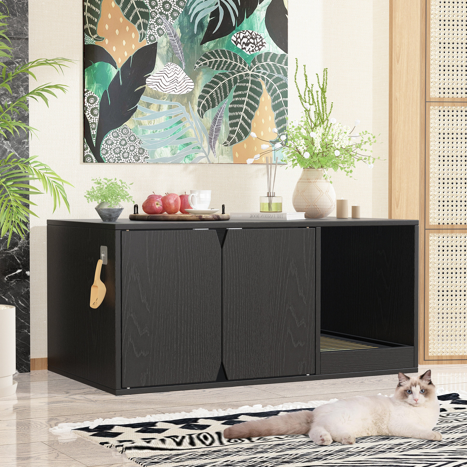 Wayfair modern outlet cat litter box