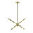 Marinke 4 - Light Dimmable Sputnik Modern Linear Chandelier-1408032466