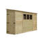 Shiplap Pent Wooden Shed-122102853