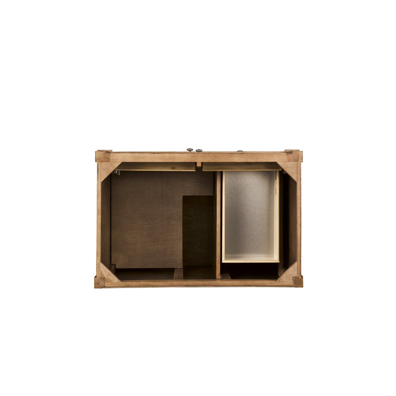 Brittany 36'' W Single Bathroom Vanity Base, Saddle Brown