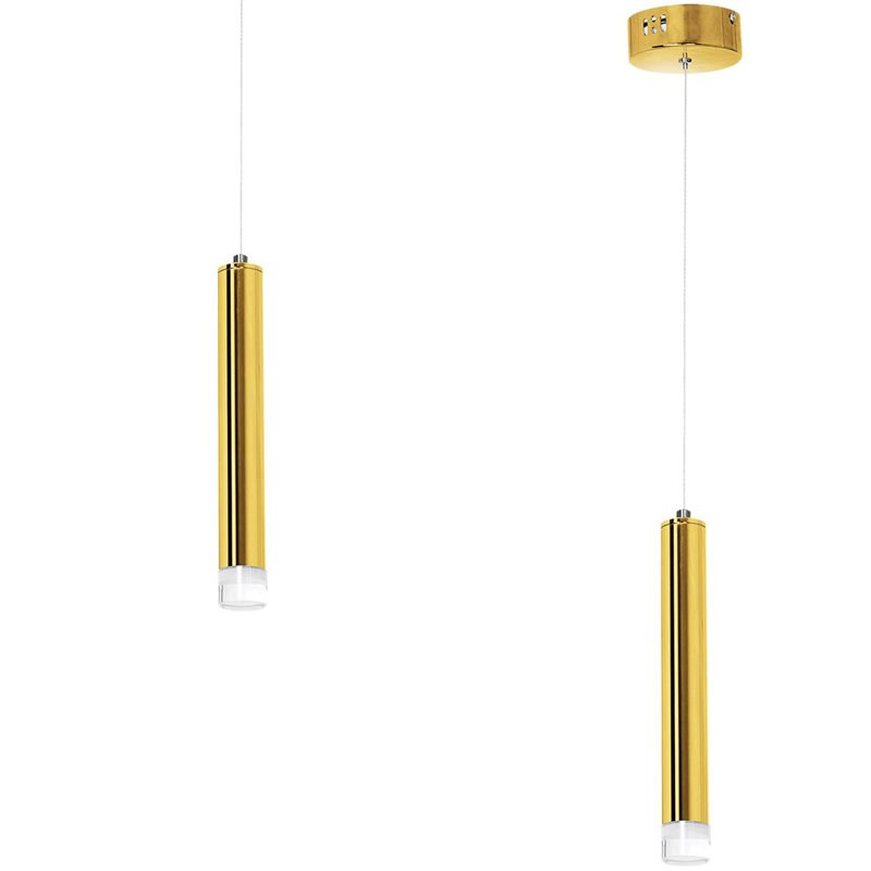 Kingsland 1 - Light Cylinder Pendant, Gold