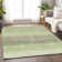 Premium Machine Washable Tweedy Aloe Rug