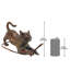 Raining Cats Cast Bronze Garden Statue
