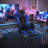 Adjustable Video Gaming Chair with Massage Swiveling PC & Racing Game Chair with Footrest-1332269546