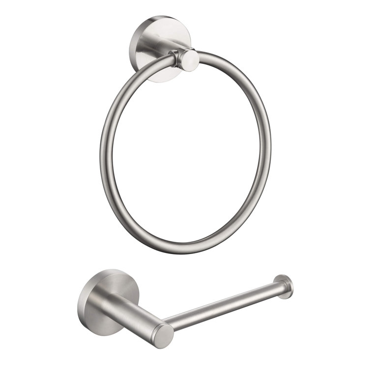 Circular 2 - Piece Bathroom Hardware Set