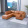 Canapé modulaire en cuir 6 pièces Drua