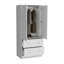 Armoire 2 portes et 2 tiroirs Taly - blanc-1340673294