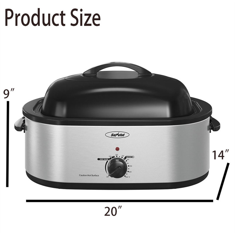 TONWIN Non-Stick Stainless Steel Roasting Pan