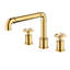 Robinet de salle de bain industriel Gold