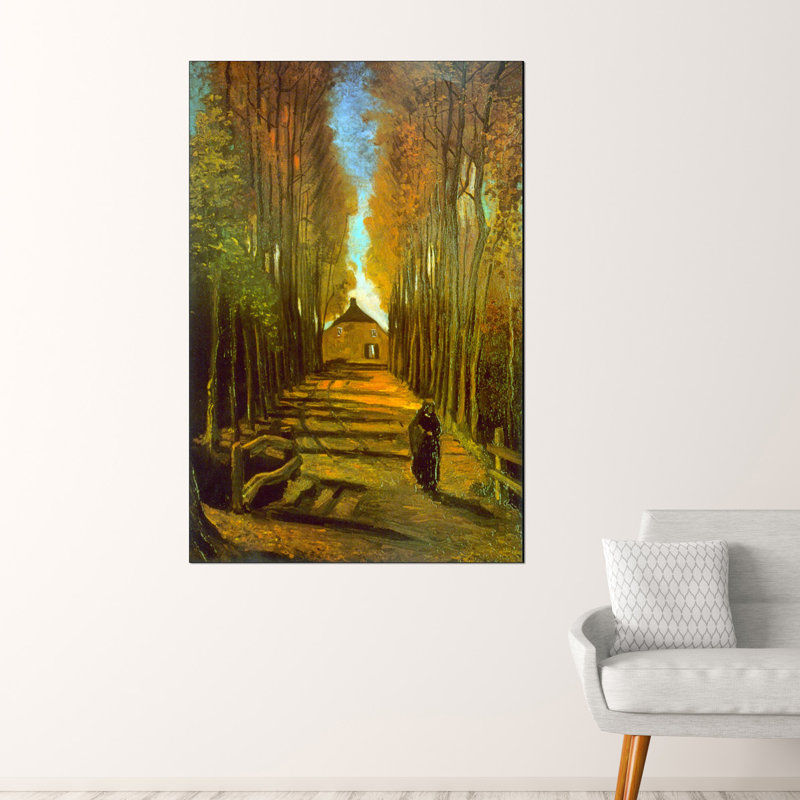Vincent Van Gogh - Single Picture Frame Print on Wood, 135cm H x 90cm W x 1.8cm D