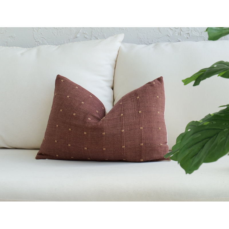 Housse de coussin en coton Sundara, H 12 po x l 18 po, Rectangulaire