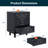 3-Drawer Nightstand With Solid Wood Legs-1749429287