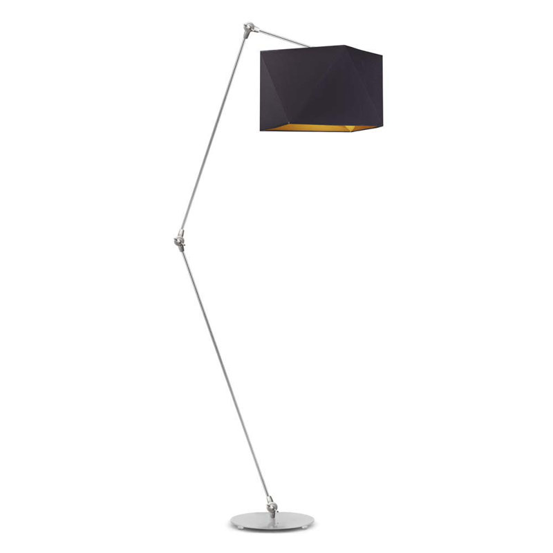 Turnbow 177 H cm Task Floor Lamp, Black, Grey
