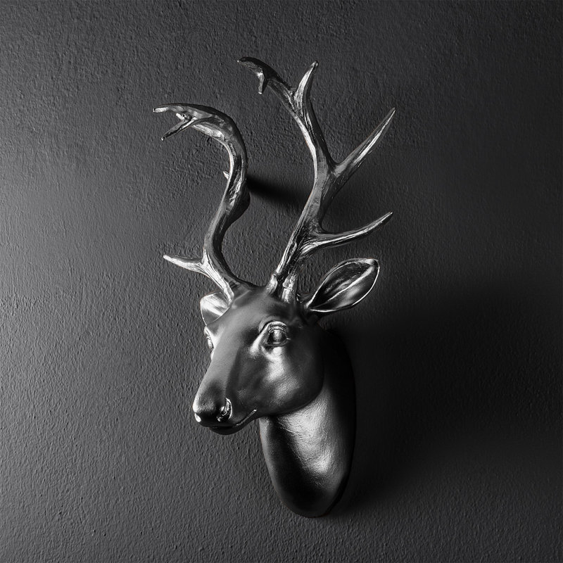 Elegant Decorative Wall Accessory, Silver, 10.2 x 15.0 x 6.7 Inches | 100% Polyester Material | Stylish Home Décor Piece for Living Room, Bedroom & Office | Enhance Your Space with Modern Charm