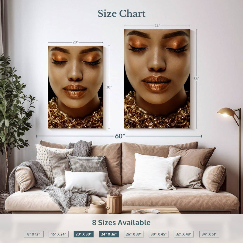 Shuttleworth Radiant Eye Makeup, 36" H x 24" W