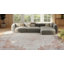 Métier à tisser oriental Sonia gris clair / rouille-841308868