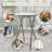 Folding Bar Stools - Heavy-Duty 18-Inch Stool - 225lbs Capacity and Padded Seats (Set of 4)