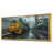 Toile avec cadre flottant or