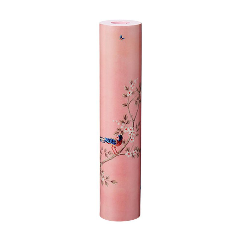 Chinoiserie Candlestick, Pink