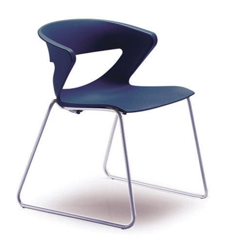 Chaise d'invité Kreature, Bleu